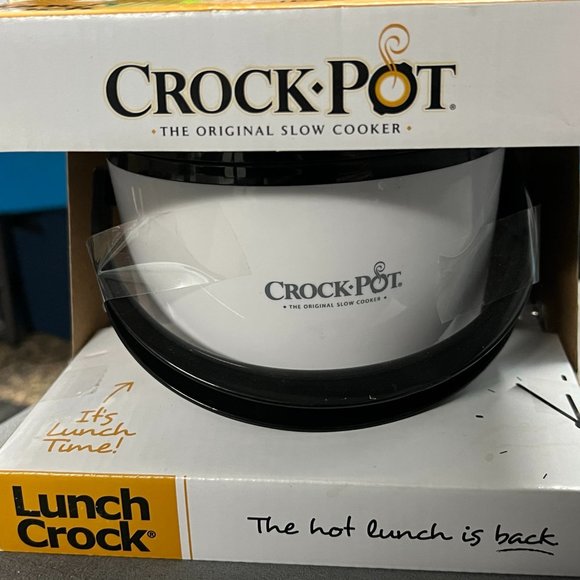 Crock Pot Other - Crock-Pot Lunch Crock Food Warmer White/Black NEW